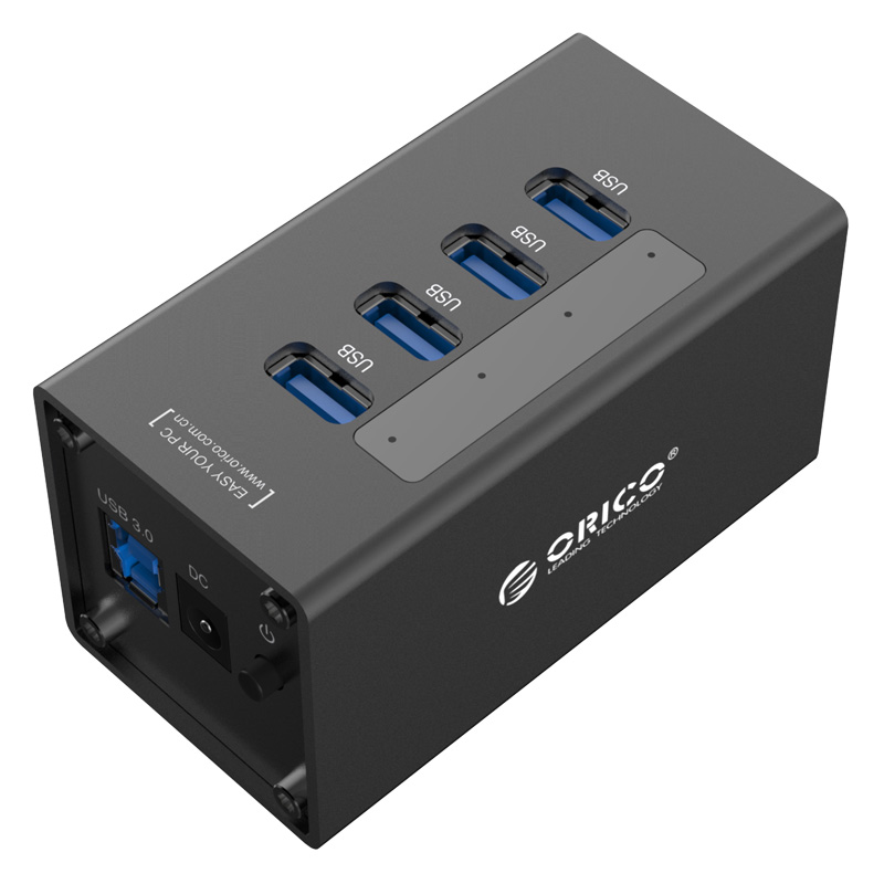 Хаб-разветвитель USB Orico A3H4-BK USB 4-Ports Black, Черный
Хаб-разветвитель USB Orico A3H4-BK USB 4-Ports Black, Черный