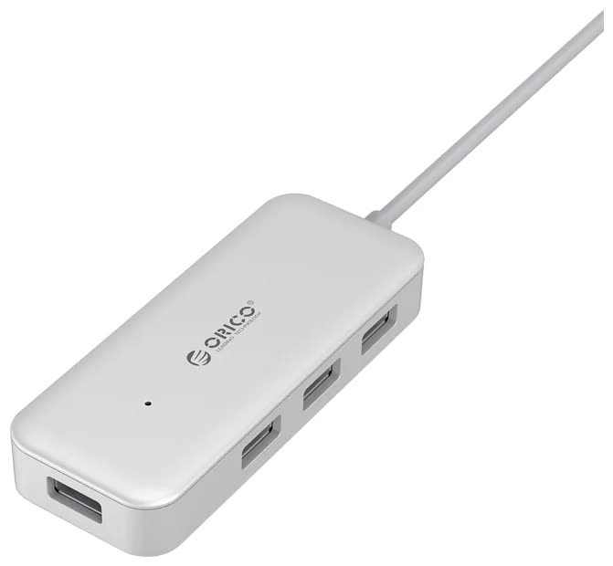 Хаб-разветвитель USB Orico TC4U-U3 Silver, Серебро
Хаб-разветвитель USB Orico TC4U-U3 Silver, Серебро