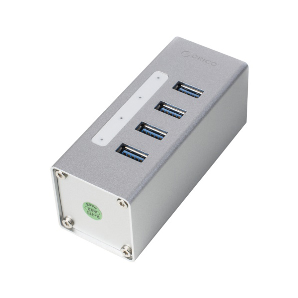 Хаб-разветвитель USB Orico A3H4-SV USB 4-Ports Silver, Серебро
Хаб-разветвитель USB Orico A3H4-SV USB 4-Ports Silver, Серебро