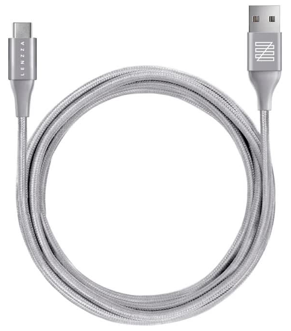 Кевларовый кабель LENZZA Nylon Braided Type-C to USB 2 м Silver
Кевларовый кабель LENZZA Nylon Braided Type-C to USB 2 м Silver