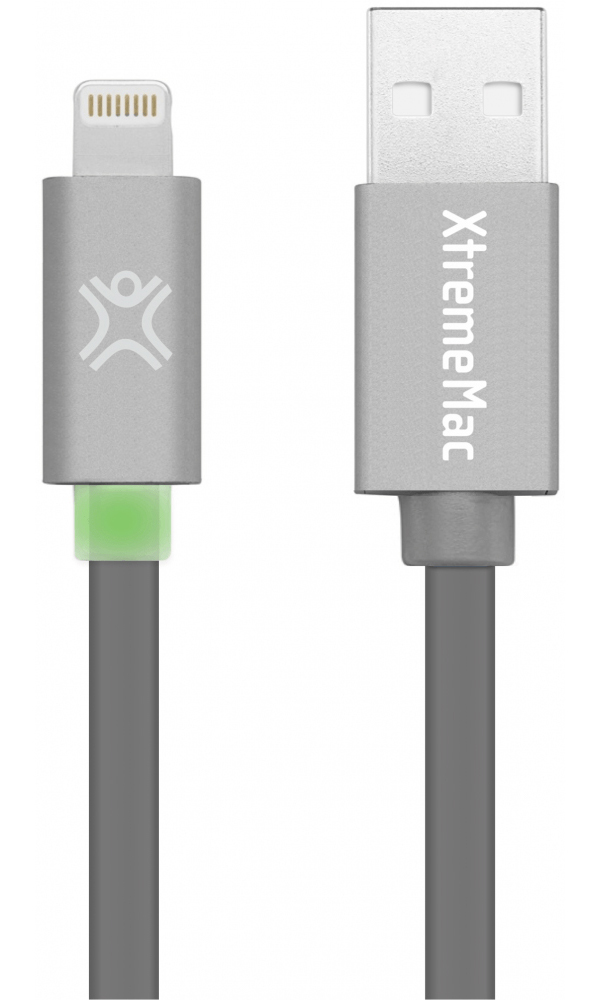Кабель XtremeMac Lightning to USB Flat LED 1,2м (индикатор заряда) серый космос
Кабель XtremeMac Lightning to USB Flat LED 1,2м (индикатор заряда) серый космос