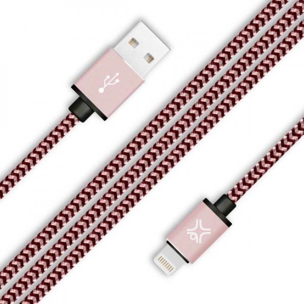 Кабель XtremeMac Premium Lightning to USB 1,2м розовое золото
Кабель XtremeMac Premium Lightning to USB 1,2м розовое золото