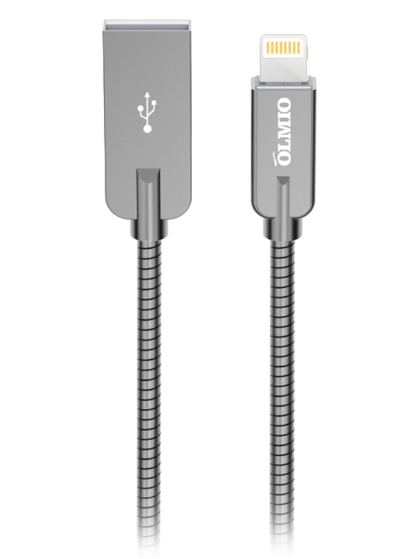 Кабель Partner-Olmio STEELY USB 2.0 - lightning 1.2м 2.1A серый металлическая оплетка 038649
Кабель Partner-Olmio STEELY USB 2.0 - lightning 1.2м 2.1A серый металлическая оплетка 038649