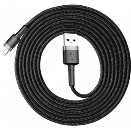 Кабель Baseus APPLE 8-pin Cafule 1.5A 2m Grey-Black CALKLF-CG1
Кабель Baseus APPLE 8-pin Cafule 1.5A 2m Grey-Black CALKLF-CG1