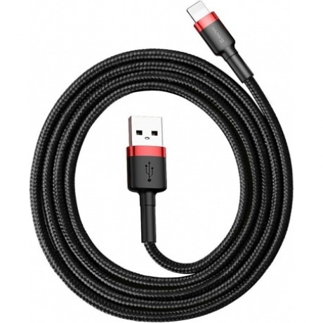 Кабель Baseus APPLE 8-pin Cafule 2.4A 1m Red-Black CALKLF-B19
Кабель Baseus APPLE 8-pin Cafule 2.4A 1m Red-Black CALKLF-B19