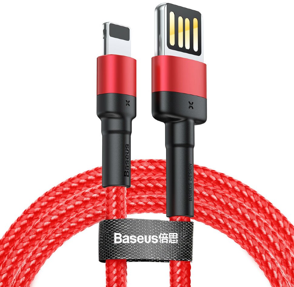 Кабель Baseus Cafule Special Edition USB - Lightning 1.5A 2m Red-Black CALKLF-H09, Красный/черный
Кабель Baseus Cafule Special Edition USB - Lightning 1.5A 2m Red-Black CALKLF-H09, Красный/черный