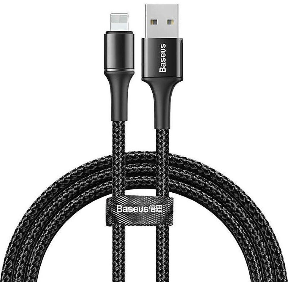 Кабель Baseus Halo Data Cable USB - Lightning 1.5A 2m Black CALGH-C01
Кабель Baseus Halo Data Cable USB - Lightning 1.5A 2m Black CALGH-C01