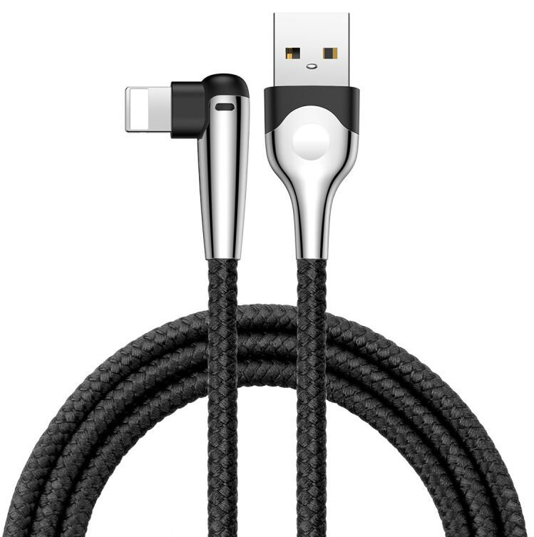 Кабель Baseus MVP Mobile Game Cable USB - Lightning 2.4A 1m Black CALMVP-D01
Кабель Baseus MVP Mobile Game Cable USB - Lightning 2.4A 1m Black CALMVP-D01