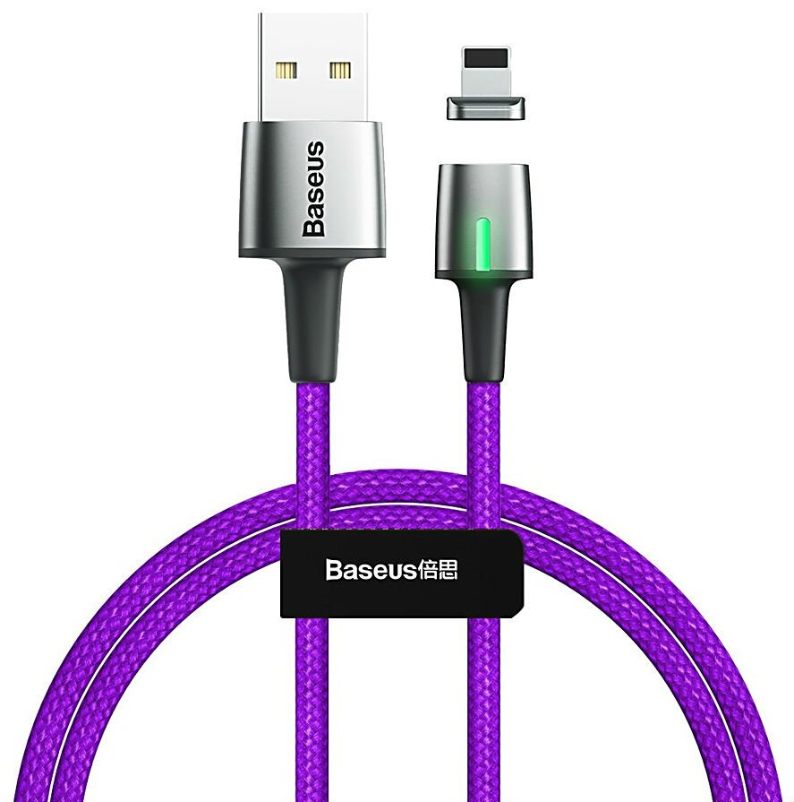 Кабель Baseus Zing Magnetic USB - Lightning 2A 1m Purple CALXC-A05
Кабель Baseus Zing Magnetic USB - Lightning 2A 1m Purple CALXC-A05