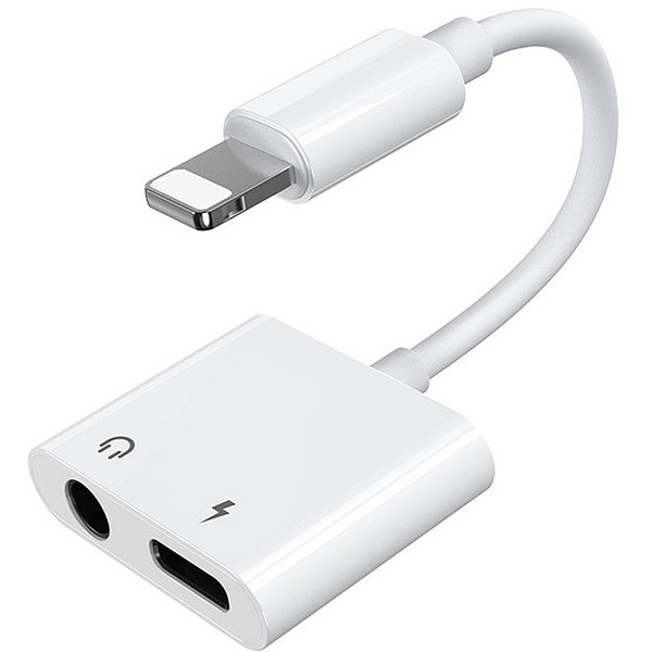 Адаптер JoyRoom S-M403 Lightning - Mini Jack 3.5mm + Lightning White
Адаптер JoyRoom S-M403 Lightning - Mini Jack 3.5mm + Lightning White