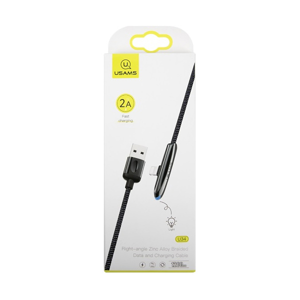 Кабель Usams U34 USB - Lightning Black УТ000019978, Черный
Кабель Usams U34 USB - Lightning Black УТ000019978, Черный