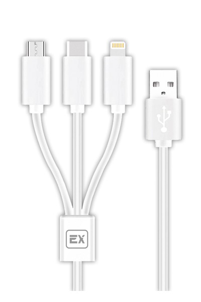 USB кабель Exployd EX-K-647 microUSB/8 Pin/Type-C Classic 2.1A 1.2м белый
USB кабель Exployd EX-K-647 microUSB/8 Pin/Type-C Classic 2.1A 1.2м белый