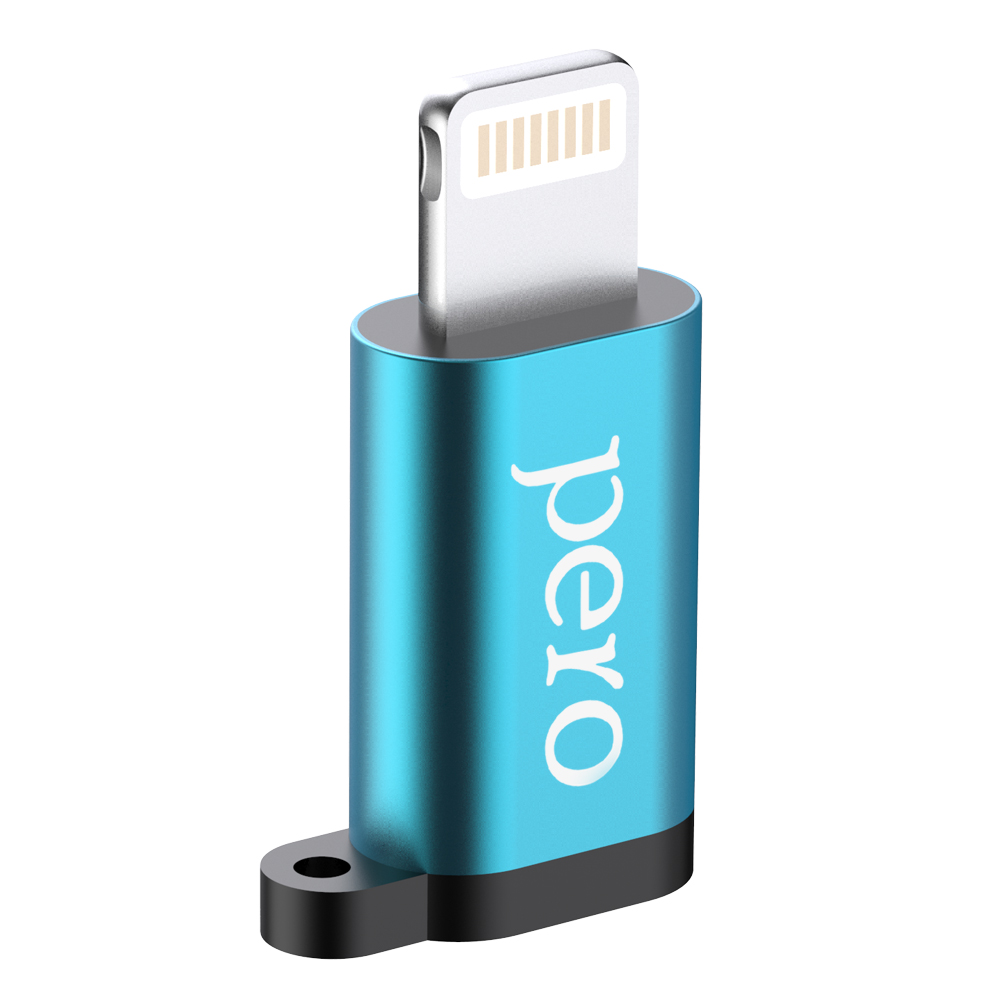 Адаптер PERO AD01 TYPE-C TO MICRO USB, голубой
Адаптер PERO AD01 TYPE-C TO MICRO USB, голубой