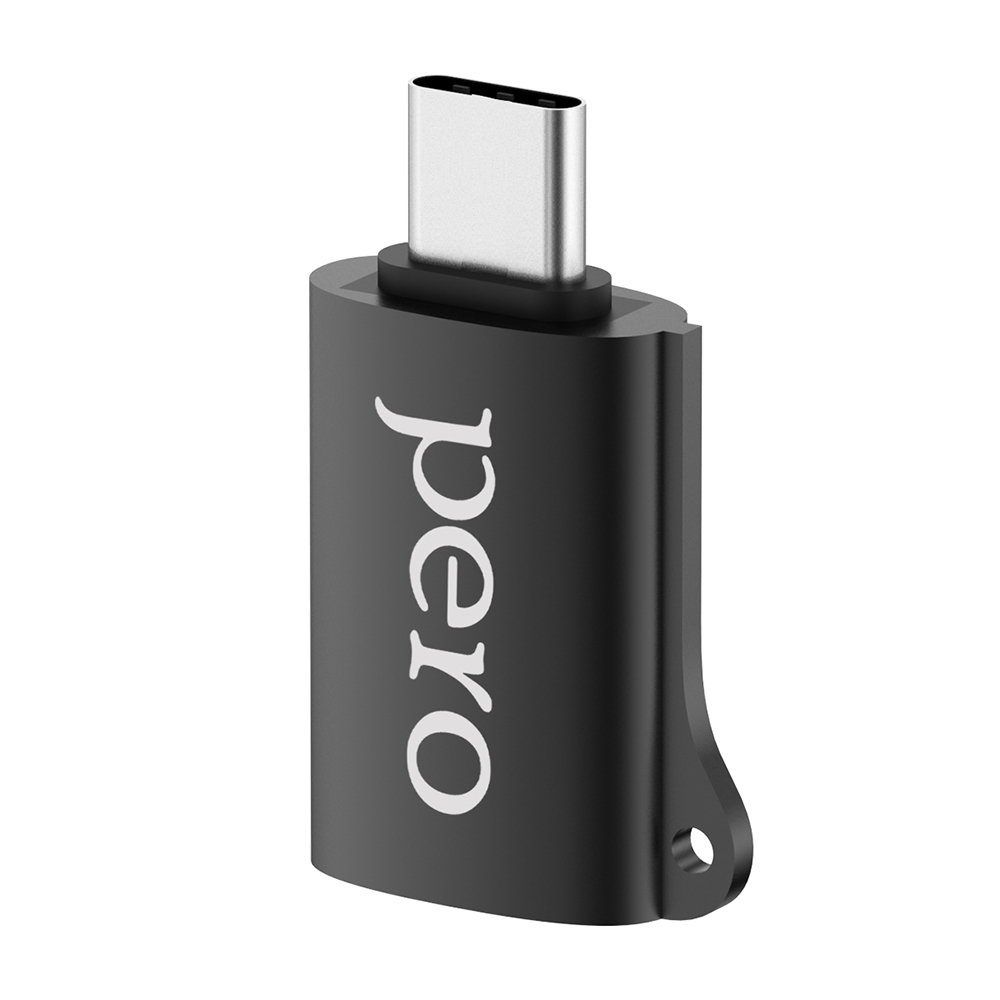 Адаптер PERO AD02 OTG TYPE-C TO USB 2.0, черный
Адаптер PERO AD02 OTG TYPE-C TO USB 2.0, черный