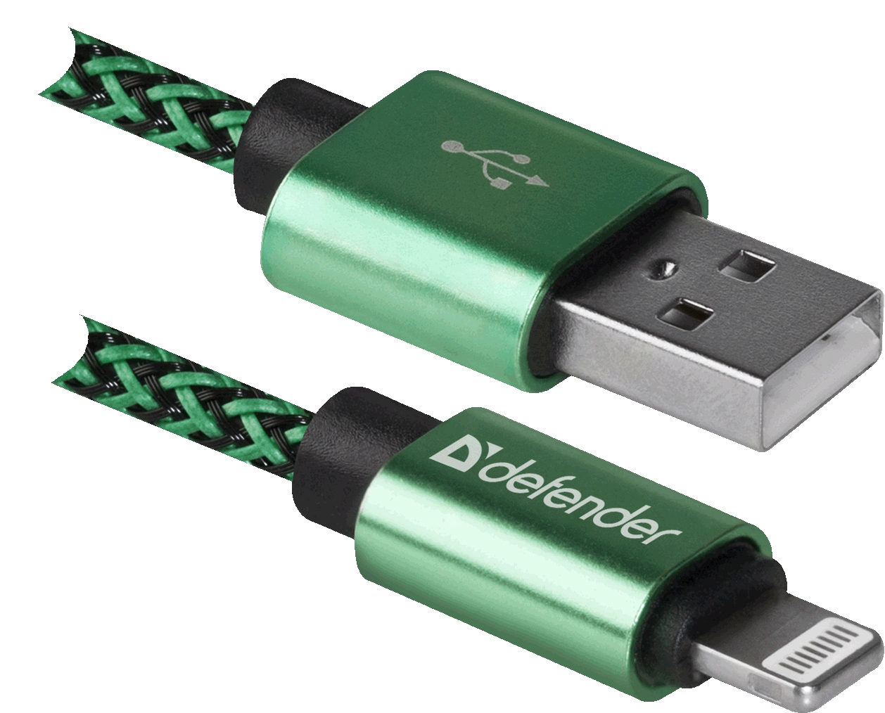 Кабель Defender ACH01-03T PRO USB2.0 Зеленый AM-LightningM1m2.1A (87810)
Кабель Defender ACH01-03T PRO USB2.0 Зеленый AM-LightningM1m2.1A (87810)