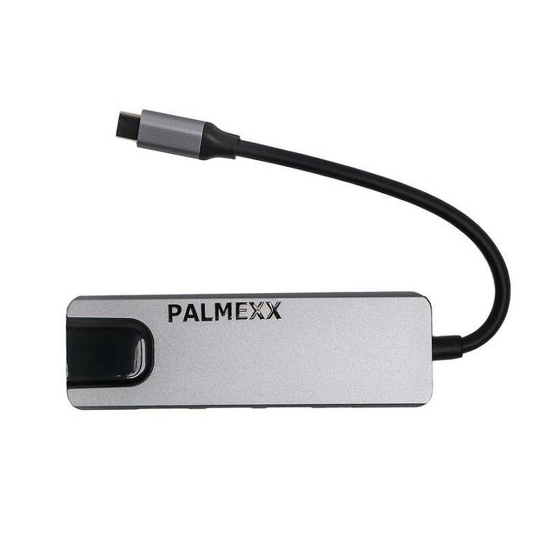 USB-концентратор Palmexx 5в1 USB-C - HDMI+2xUSB 3.0+USB-C+LAN PX/HUB-010
USB-концентратор Palmexx 5в1 USB-C - HDMI+2xUSB 3.0+USB-C+LAN PX/HUB-010