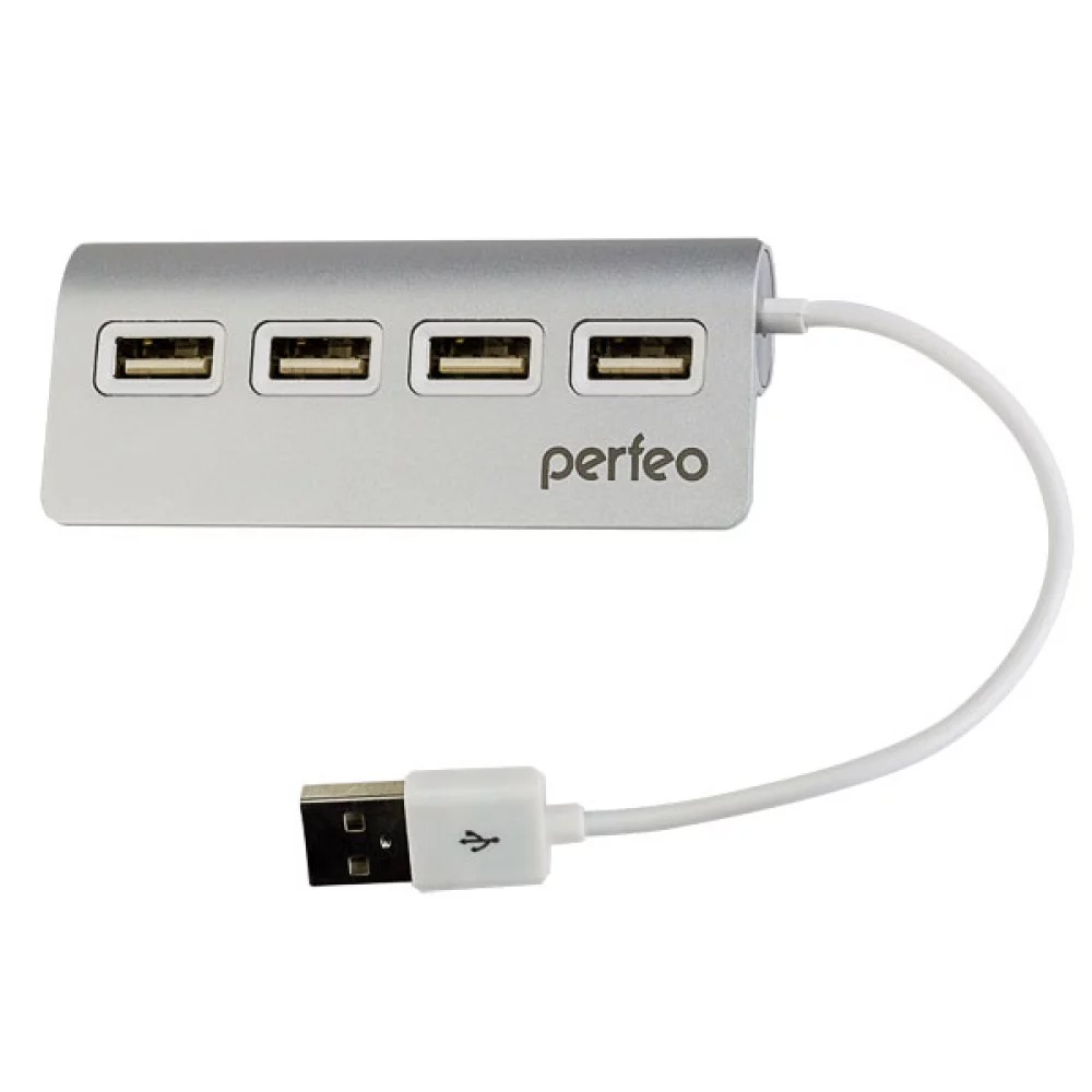 USB-концентратор Perfeo USB-HUB 4 Ports Silver PF-HYD-6096 / PF_A4886
USB-концентратор Perfeo USB-HUB 4 Ports Silver PF-HYD-6096 / PF_A4886