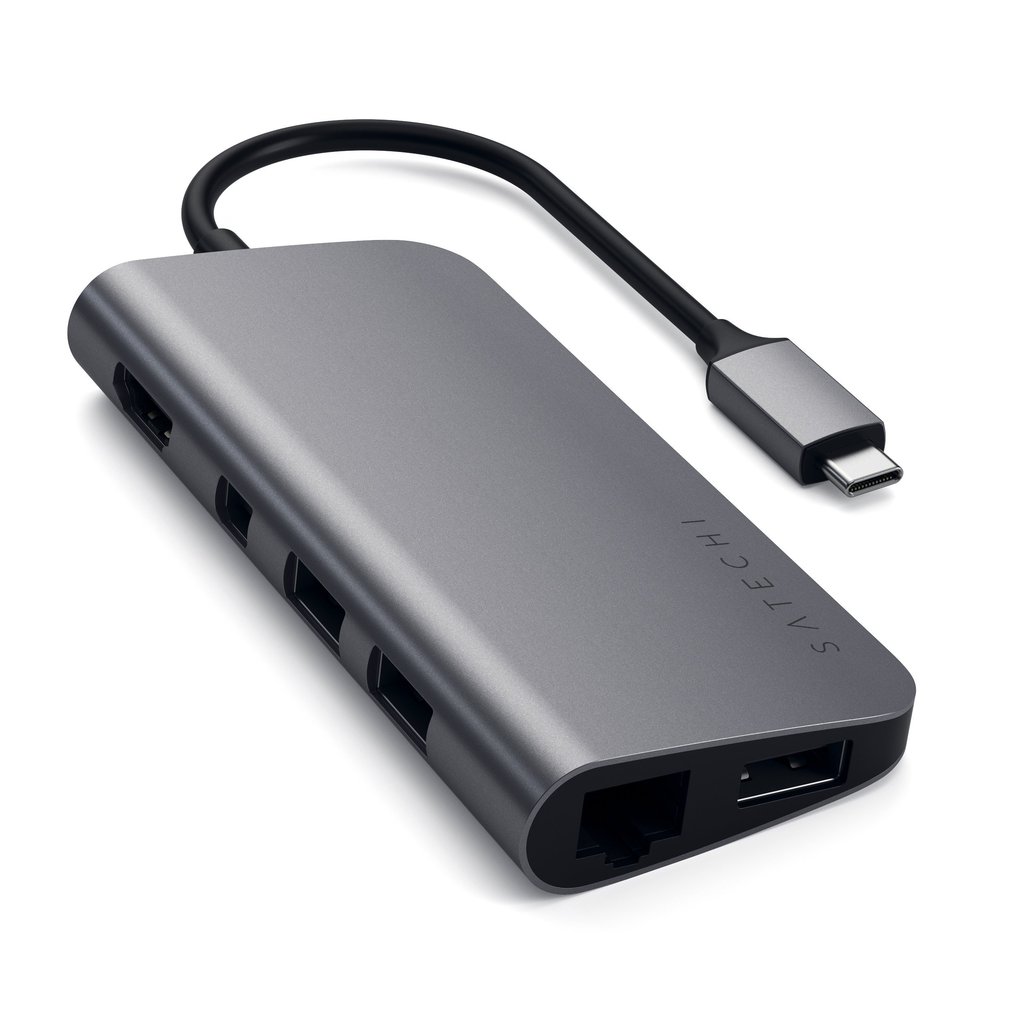 USB-концентратор Satechi Aluminum Type-C Multimedia Adapter Space Grey ST-TCMM8PAM
USB-концентратор Satechi Aluminum Type-C Multimedia Adapter Space Grey ST-TCMM8PAM
