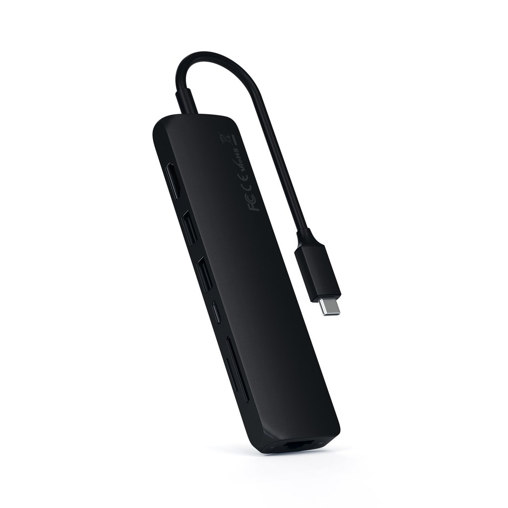 USB-концентратор Satechi Type-C Slim Multiport Ethernet Adapter Black ST-UCSMA3K
USB-концентратор Satechi Type-C Slim Multiport Ethernet Adapter Black ST-UCSMA3K