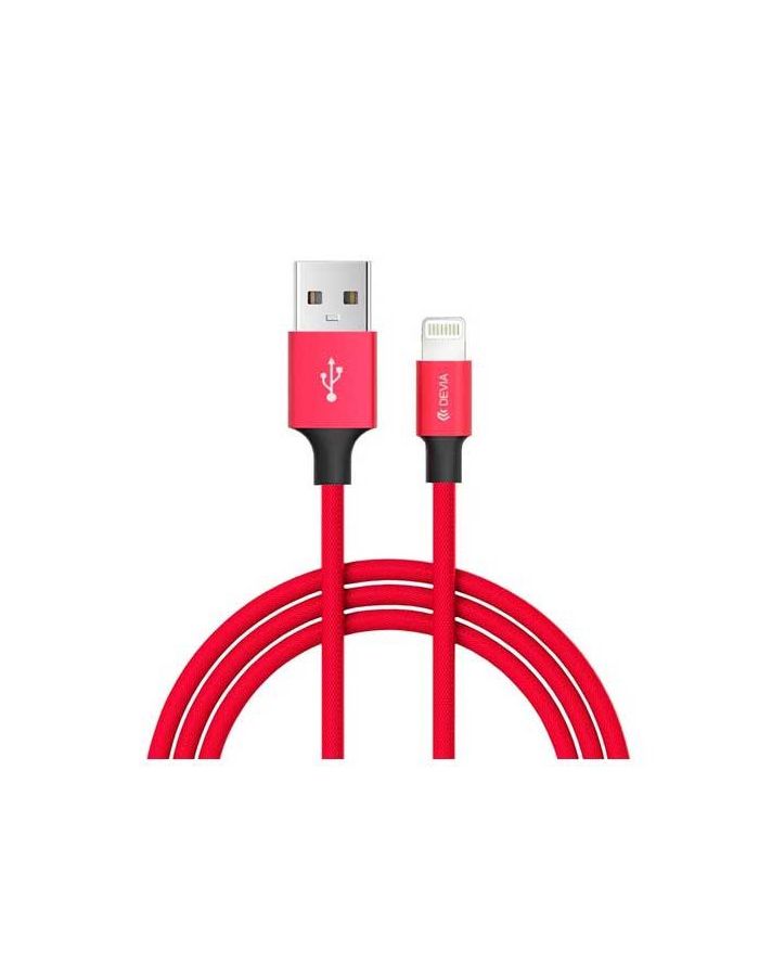 Кабель Devia Pheez 1m Lightning - Red, Красный
Кабель Devia Pheez 1m Lightning - Red, Красный