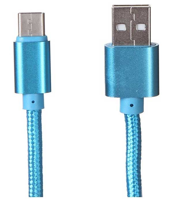 Кабель Media Gadget USB - Type-C 2A 1.0m Blue MGC008TBL, Синий
Кабель Media Gadget USB - Type-C 2A 1.0m Blue MGC008TBL, Синий