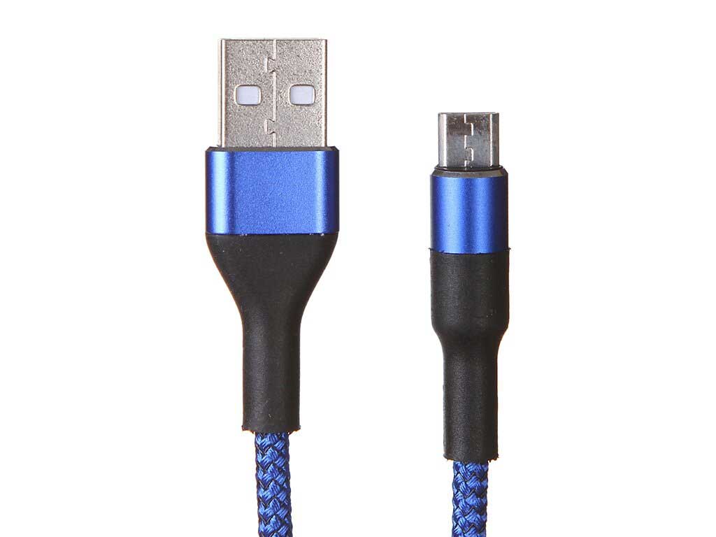 Кабель Media Gadget USB - MicroUSB 2A 1.0m Blue MGC022NBL, Синий
Кабель Media Gadget USB - MicroUSB 2A 1.0m Blue MGC022NBL, Синий