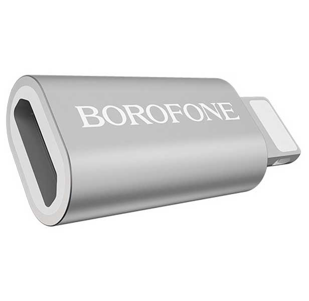 Адаптер Borofone BV5 Micro to Lightning Silver, Серебро
Адаптер Borofone BV5 Micro to Lightning Silver, Серебро
