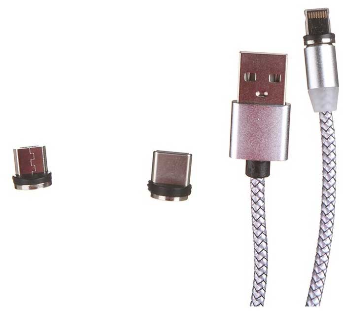 Кабель Red Line USB - Type-C / Lightning / MicroUSB Silver УТ000023354, Серебро
Кабель Red Line USB - Type-C / Lightning / MicroUSB Silver УТ000023354, Серебро