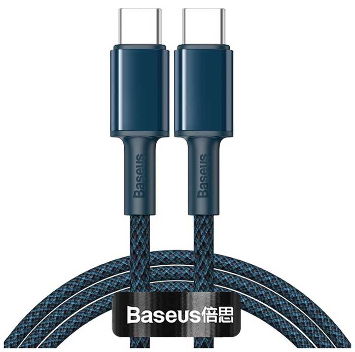 Кабель Baseus High Density Braided USB Type-C - USB Type-C 100W 1m Blue CATGD-03, Синий
Кабель Baseus High Density Braided USB Type-C - USB Type-C 100W 1m Blue CATGD-03, Синий