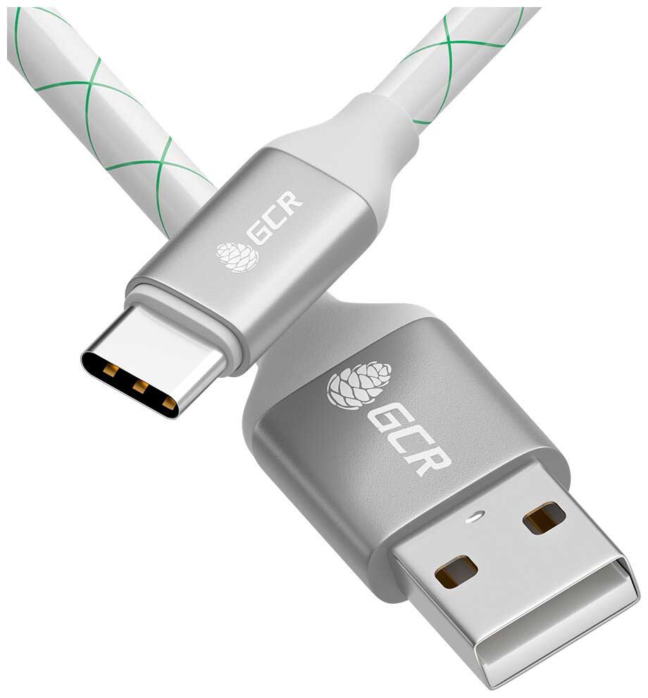 Кабель GCR USB - Type-C 50cm White-Silver GCR-52252, Серебро
Кабель GCR USB - Type-C 50cm White-Silver GCR-52252, Серебро