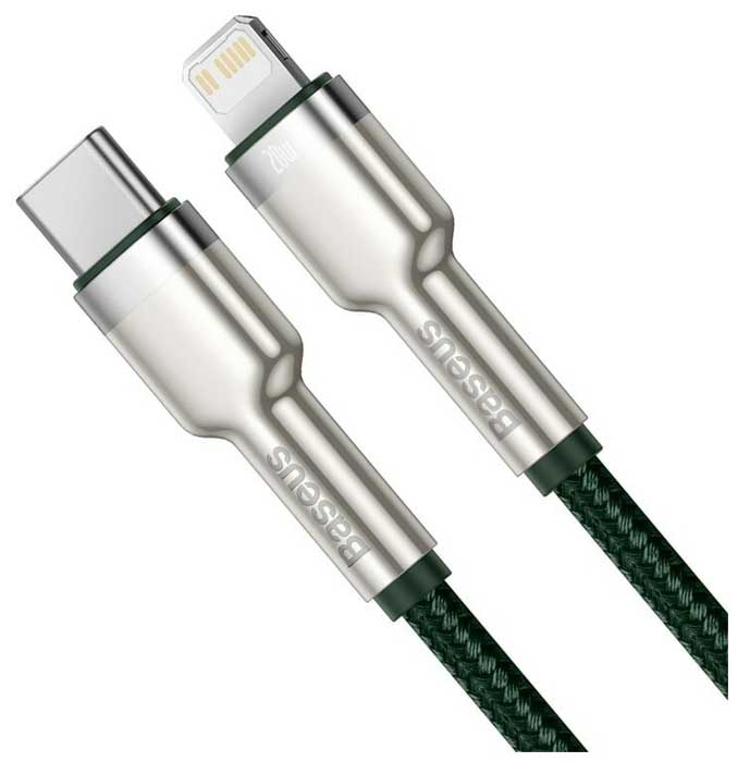Кабель Baseus Cafule Series Metal Data Cable Type-C - Lightning PD 20W 1m Green CATLJK-A06, Зеленый
Кабель Baseus Cafule Series Metal Data Cable Type-C - Lightning PD 20W 1m Green CATLJK-A06, Зеленый