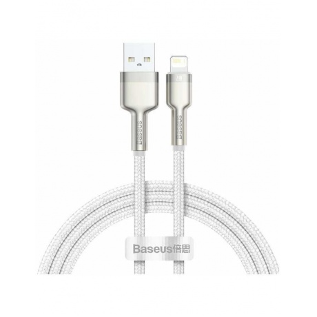 Кабель Baseus Cafule Series USB - Lightning 2.4A 1m White CALJK-A02
Кабель Baseus Cafule Series USB - Lightning 2.4A 1m White CALJK-A02