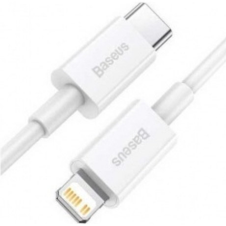 Кабель Baseus Superior Series Fast Charging Data Cable Type-C - Lightning PD 20W 1.5m White CATLYS-B02
Кабель Baseus Superior Series Fast Charging Data Cable Type-C - Lightning PD 20W 1.5m White CATLYS-B02