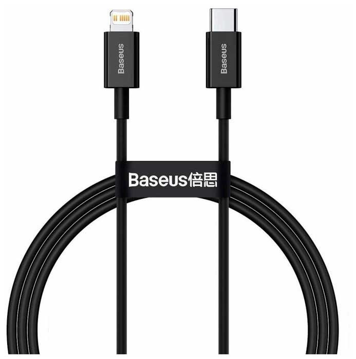 Кабель Baseus Superior Series Fast Charging Data Cable Type-C - Lightning PD 20W 1m Black CATLYS-A01, Черный
Кабель Baseus Superior Series Fast Charging Data Cable Type-C - Lightning PD 20W 1m Black CATLYS-A01, Черный