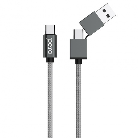 Дата-кабель PERO DC-07 UNIVERSAL 2 in 1, USB-A + PD to Type-C, 1m, Silver, Серебряный
Дата-кабель PERO DC-07 UNIVERSAL 2 in 1, USB-A + PD to Type-C, 1m, Silver, Серебряный