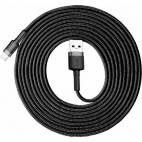 Кабель Baseus Cafule Cable USB - Lightning 2A 3m Grey-Black CALKLF-RG1
Кабель Baseus Cafule Cable USB - Lightning 2A 3m Grey-Black CALKLF-RG1