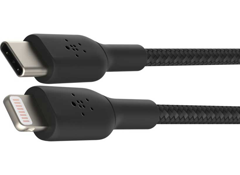 Кабель Belkin Lightning - USB-C 1m Black CAA004bt1mBK, Черный
Кабель Belkin Lightning - USB-C 1m Black CAA004bt1mBK, Черный