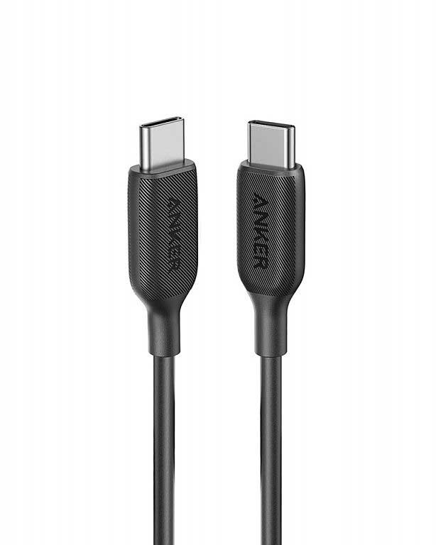 Кабель ANKER A8852 60W C->C 0.9м BK, Черный
Кабель ANKER A8852 60W C->C 0.9м BK, Черный