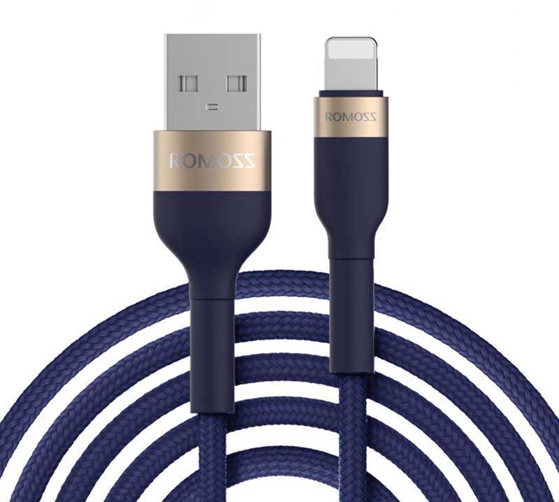 Кабель Romoss CB126 DYDC01010/CB126-81-733 USB (m)-Lightning (m) 2м синий
Кабель Romoss CB126 DYDC01010/CB126-81-733 USB (m)-Lightning (m) 2м синий