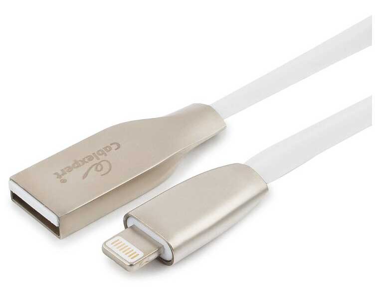 Кабель Gembird Cablexpert Gold Series USB AM/Lightning 3m White CC-G-APUSB01W-3M, Белый
Кабель Gembird Cablexpert Gold Series USB AM/Lightning 3m White CC-G-APUSB01W-3M, Белый