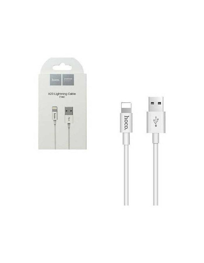 Кабель Hoco X23 Skilled USB - Lightning 2.4A 1m White 6957531072836, Белый
Кабель Hoco X23 Skilled USB - Lightning 2.4A 1m White 6957531072836, Белый