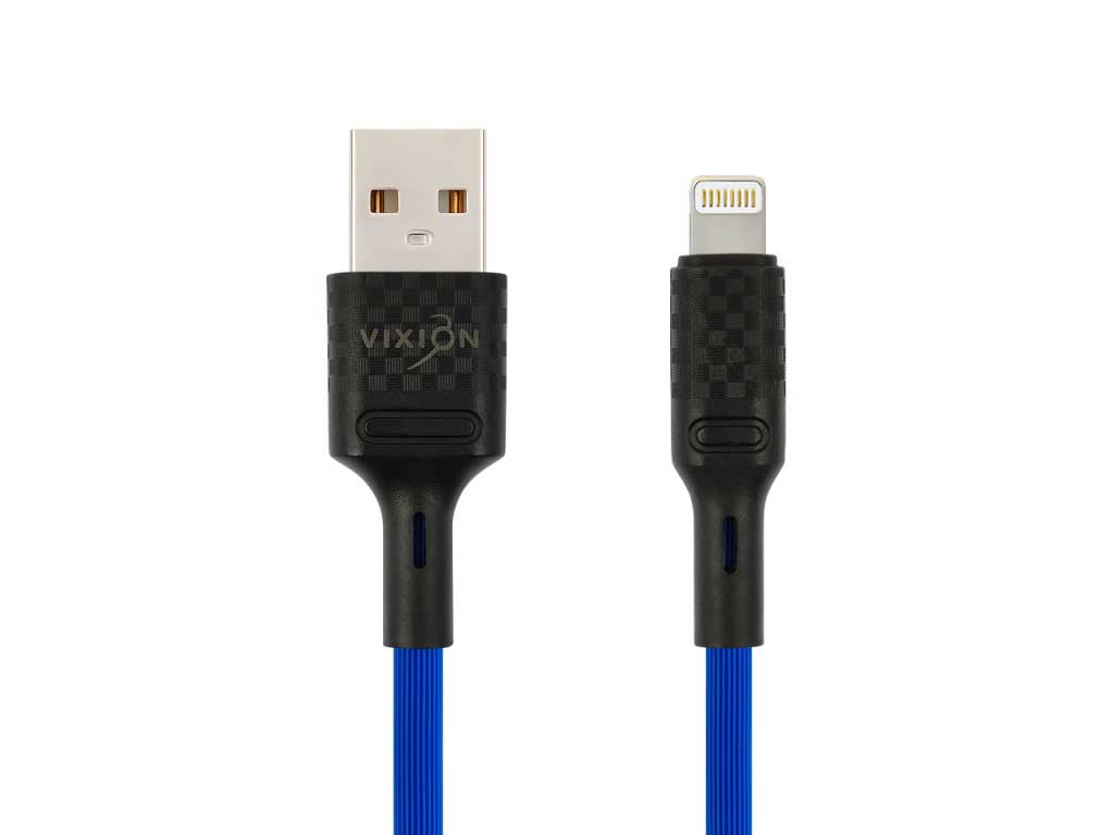 Кабель Vixion K27i USB - Lightning 1m Blue, Синий
Кабель Vixion K27i USB - Lightning 1m Blue, Синий