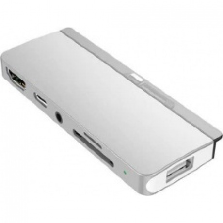 Адаптер Type-C 6 in 1 Red Line для iPad Pro, металл, серебристый, Серебряный
Адаптер Type-C 6 in 1 Red Line для iPad Pro, металл, серебристый, Серебряный