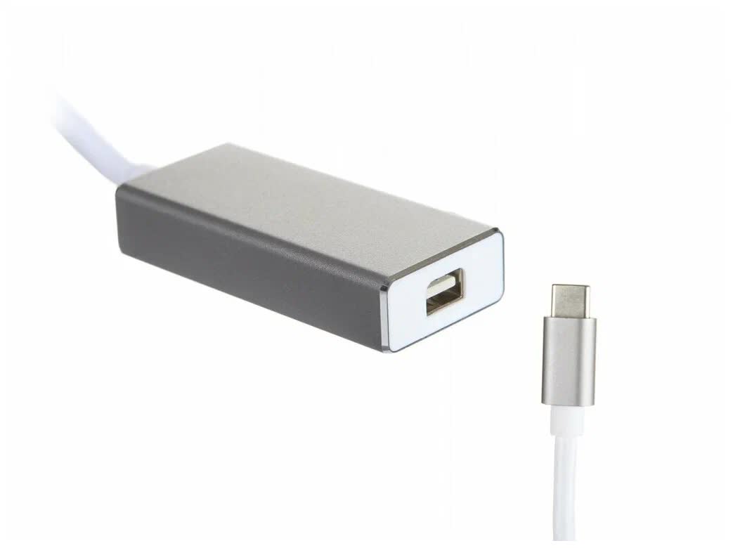 Адаптер Red Line c Type-C - mini-DP, серый
Адаптер Red Line c Type-C - mini-DP, серый