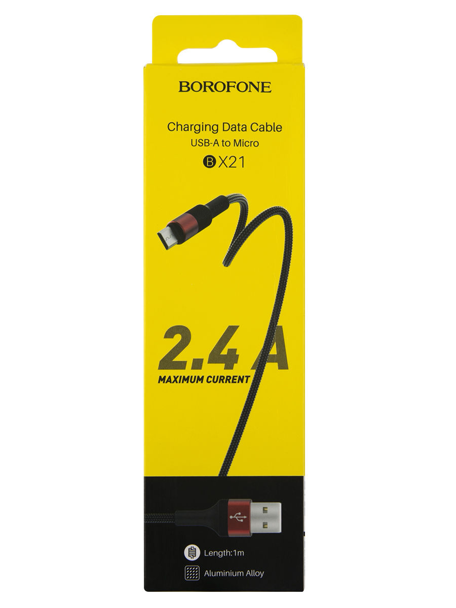 Дата-кабель Borofone BX21 Outstanding, USB - Micro-USB, 2.4A, красный (03200)
Дата-кабель Borofone BX21 Outstanding, USB - Micro-USB, 2.4A, красный (03200)