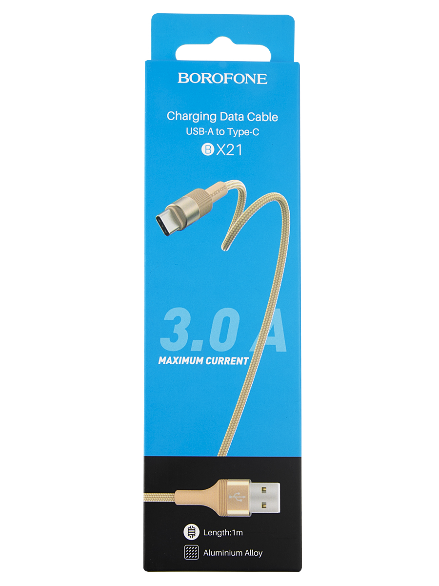 Дата-кабель Borofone BX21 Outstanding, USB - Type-C, 3A, золотой (03224)
Дата-кабель Borofone BX21 Outstanding, USB - Type-C, 3A, золотой (03224)