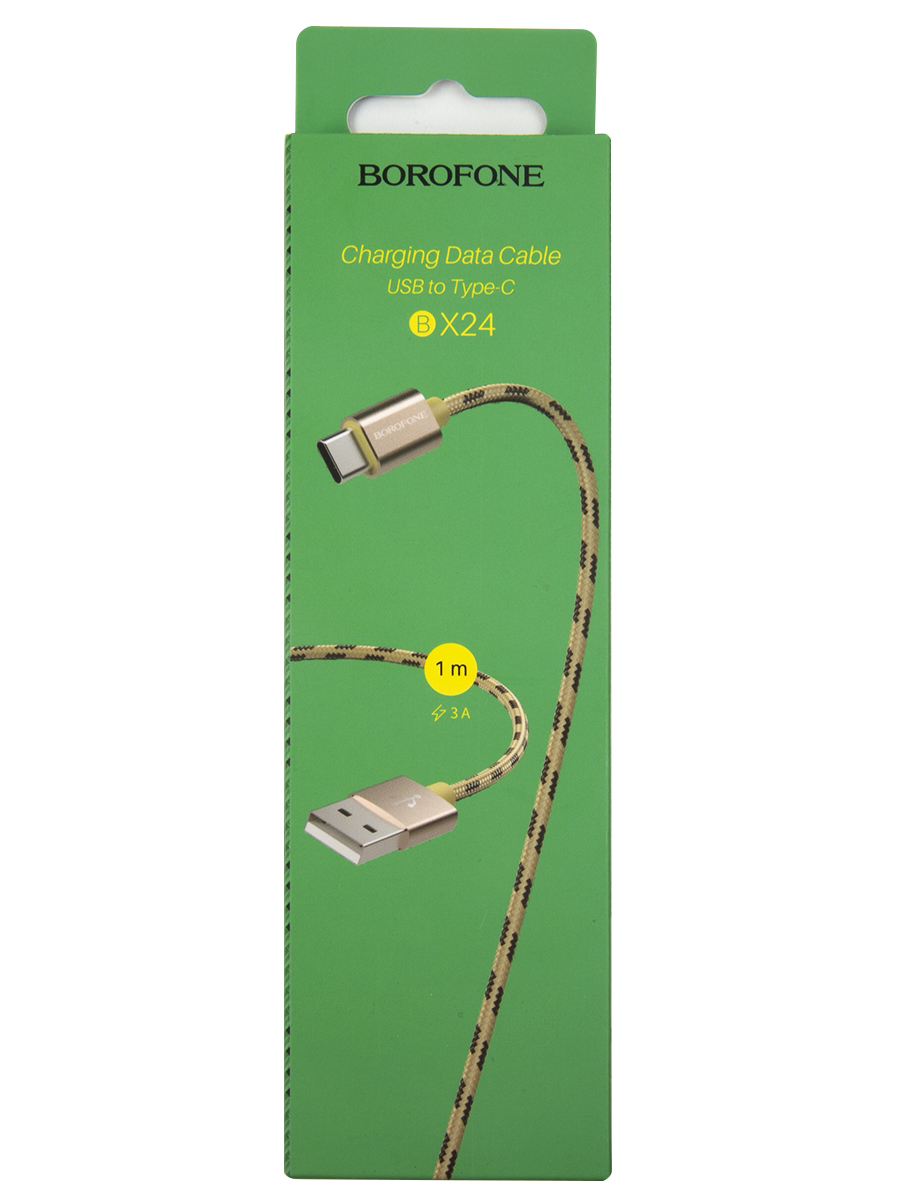 Дата-кабель Borofone BX24 Ring, USB - Type-C, 3A, золотой (03415)
Дата-кабель Borofone BX24 Ring, USB - Type-C, 3A, золотой (03415)