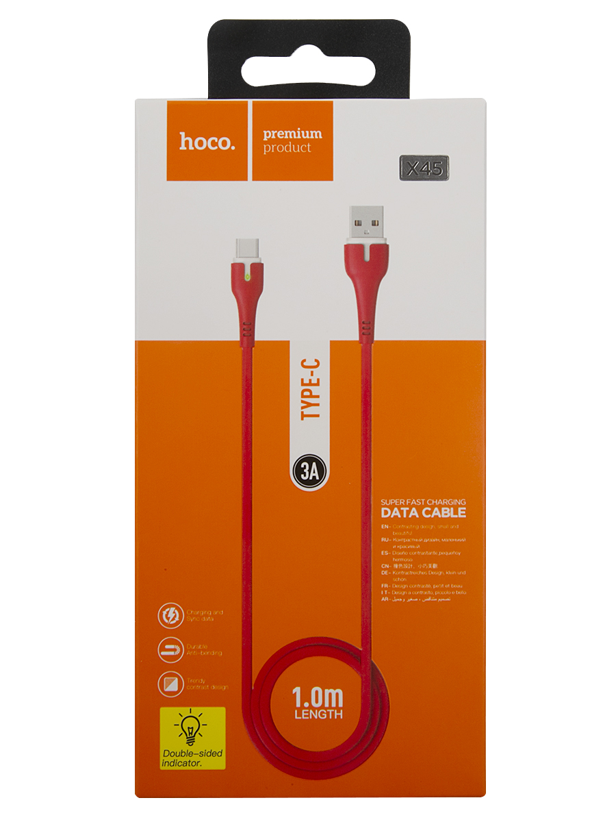 Дата-кабель Hoco X45 Surplus, USB - Type-C, красный (25585)
Дата-кабель Hoco X45 Surplus, USB - Type-C, красный (25585)