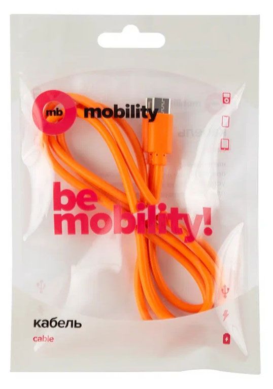 Дата-кабель MB mObility Type-C - Type-C, 3А, оранжевый УТ000025662
Дата-кабель MB mObility Type-C - Type-C, 3А, оранжевый УТ000025662