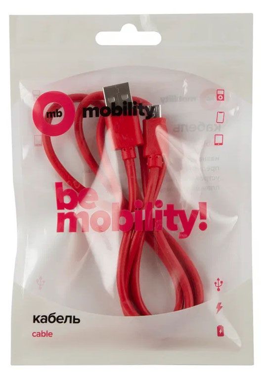 Дата-кабель MB mObility USB - micro USB, 3А, красный УТ000025665
Дата-кабель MB mObility USB - micro USB, 3А, красный УТ000025665